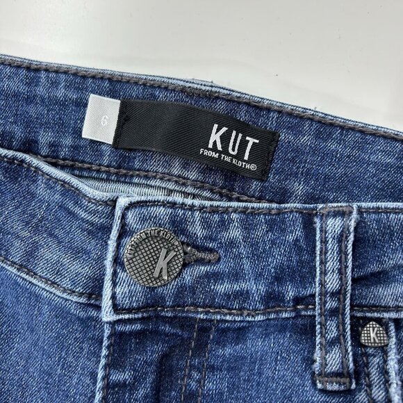 Kut From The Kloth Donna High Rise Ankle Skinny Jeans Womens Size 6 - Picture 3 of 10